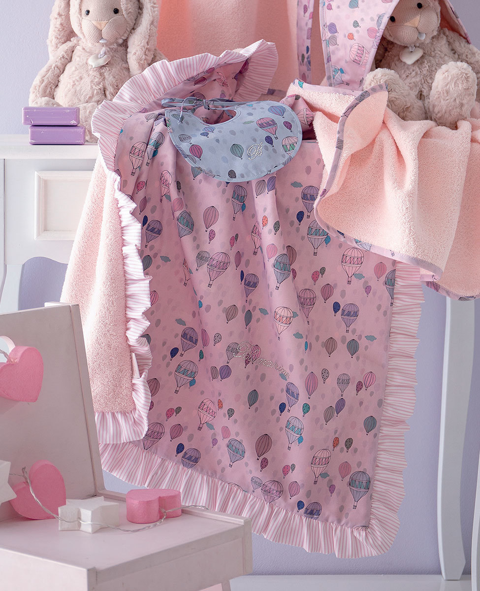 Clinical towel Mongolfiera