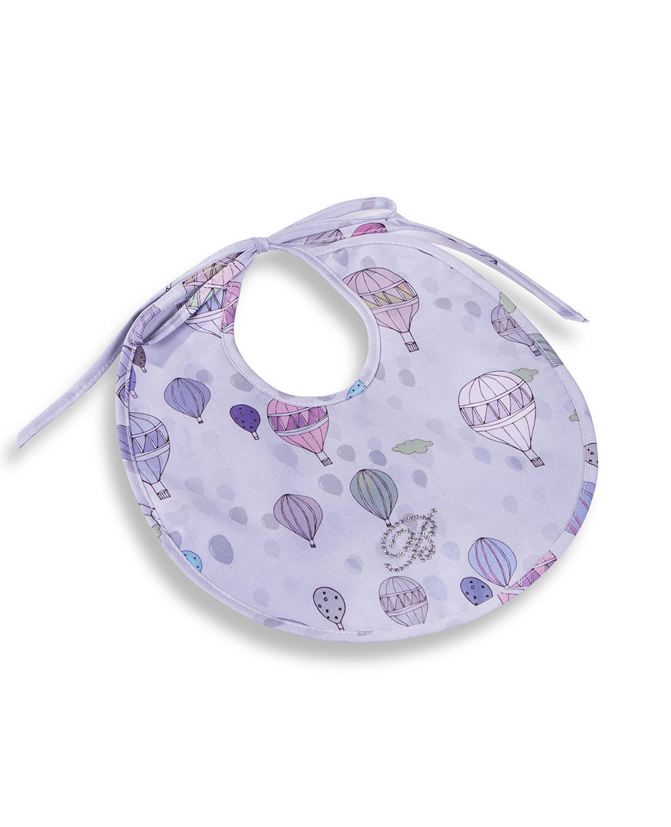 Bavaglino neonato Mongolfiera