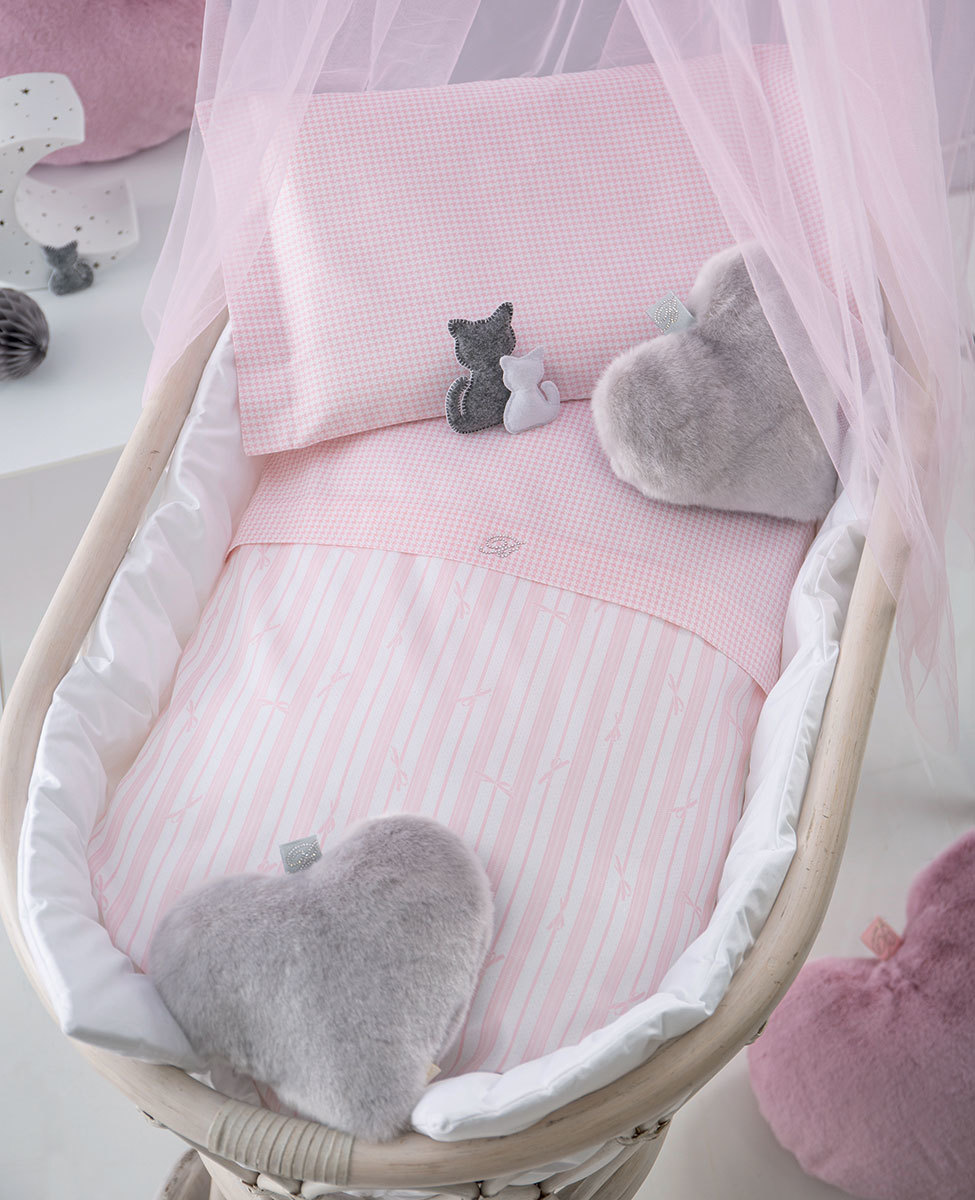Duvet cover set for baby cradle Coccole