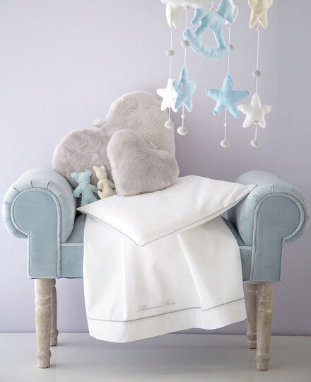 Lenzuola lettino Baby Blu