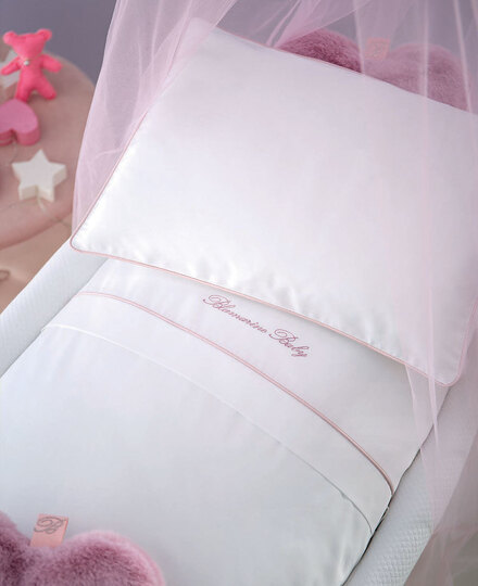 Duvet cover set for cradle Baby Blu