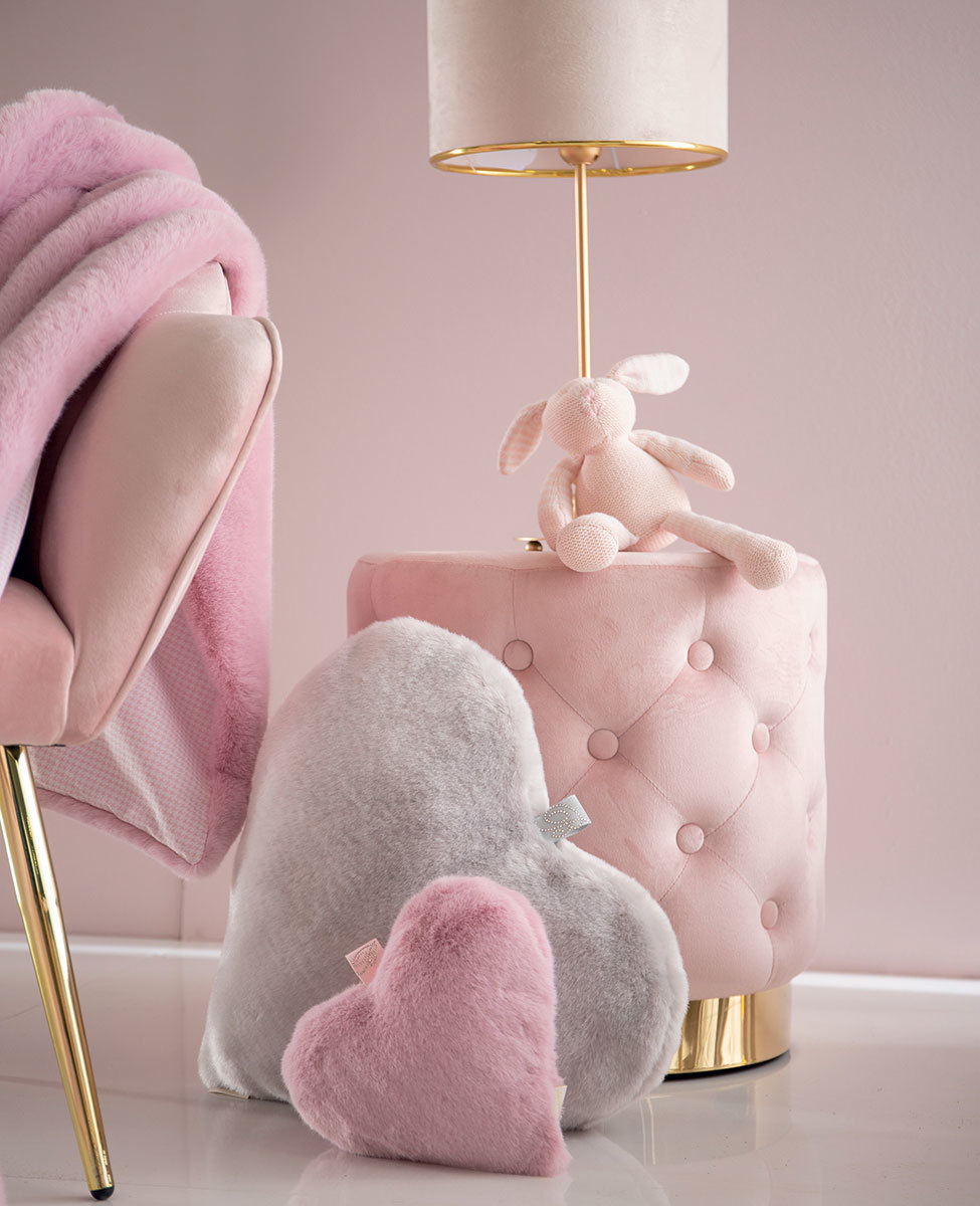 Cuscino baby Eden cuore grande