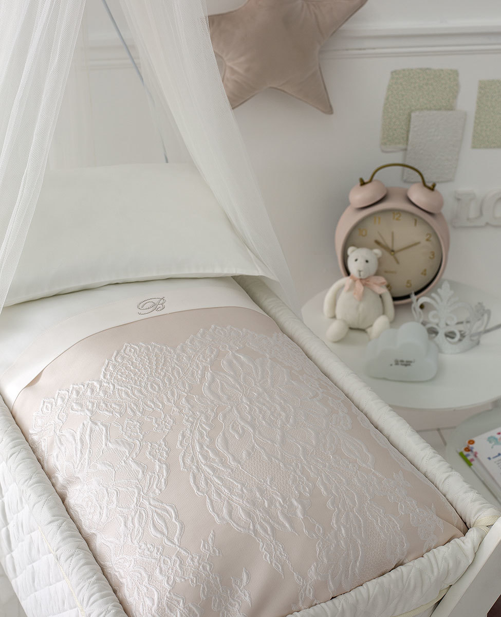 Duvet cover set for baby cradle Cameo