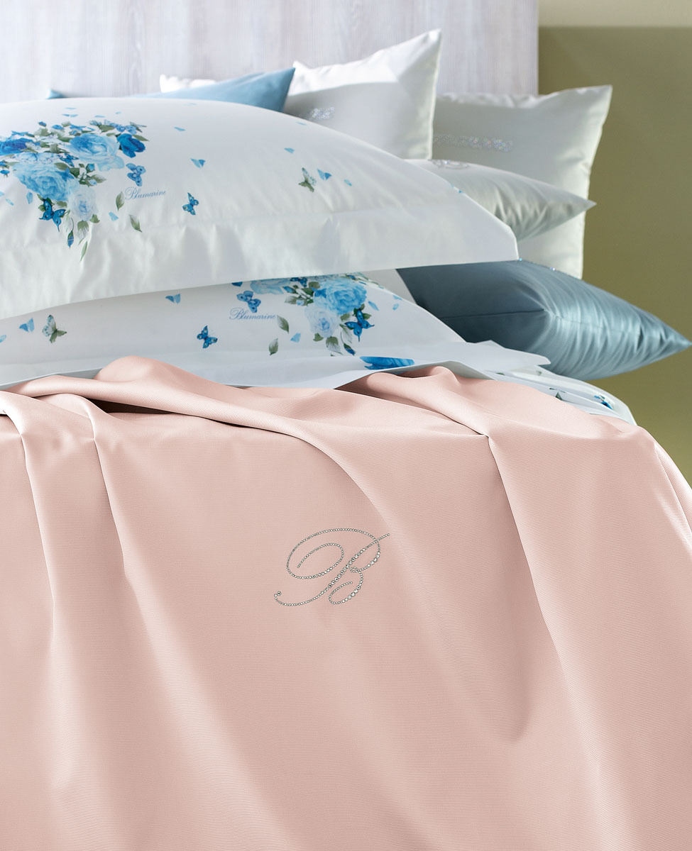 Unquilted duvet cover set Note Blu
