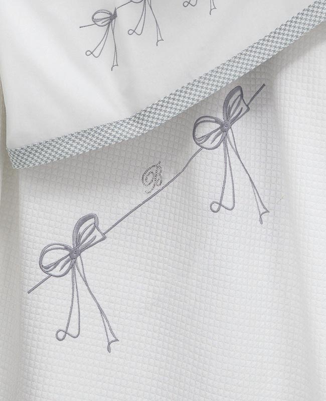 Copriletto lettino Cicogna