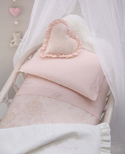 Duvet cover set for baby cradle Battesimo