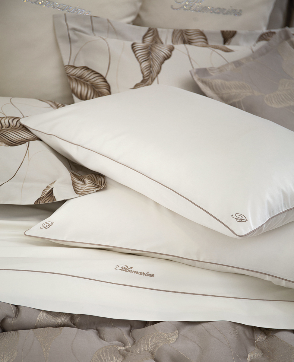 Lenzuola Profilo Blu matrimoniale