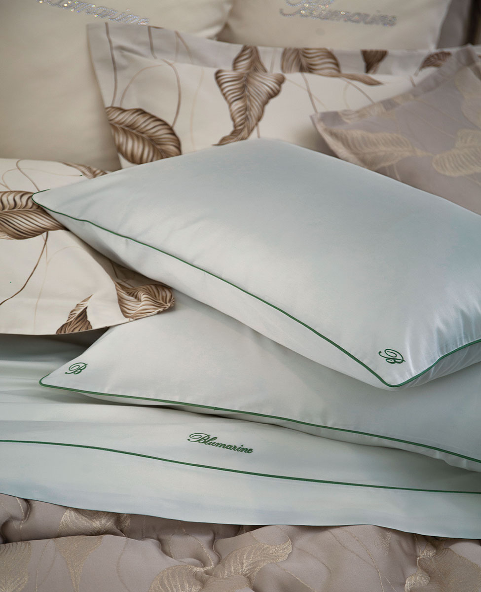 Lenzuola Profilo Blu matrimoniale