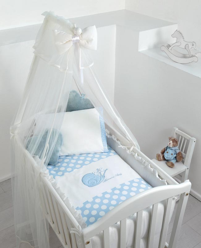 Duvet cover set for baby cradle Lumachina