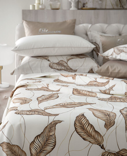 Bedspread in piquet Lucrezia double bed