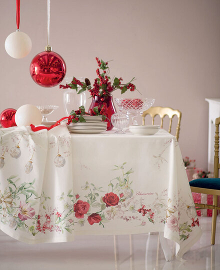 Tablecloth Jingle Bells 170x360