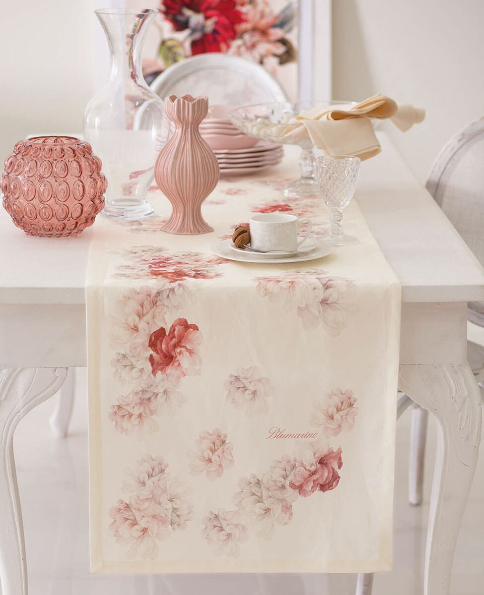 Runner Da Tavola Etnico Vintage In Cotone E Lino Con Nappe - Decorazione Tovaglia Per Matrimonio E Festa