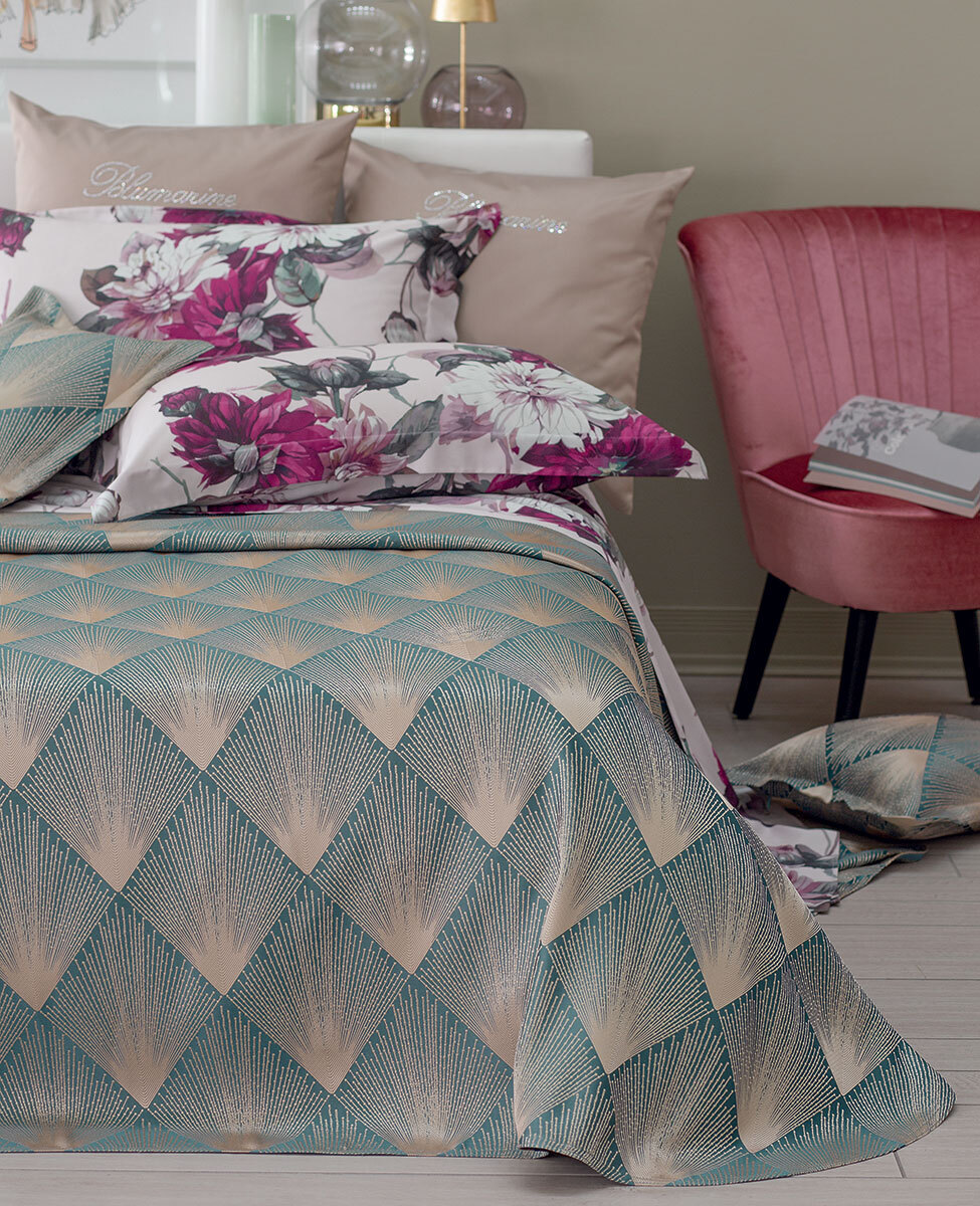 Copriletto liscio Verablu matrimoniale