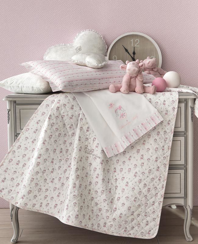 Bedspread for baby cradle Ballerine