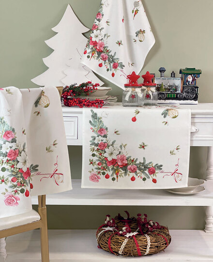 Tea towel set Merry Decor 3 pcs