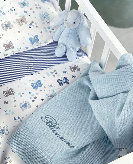 Set Copripiumino Culla Farfalle