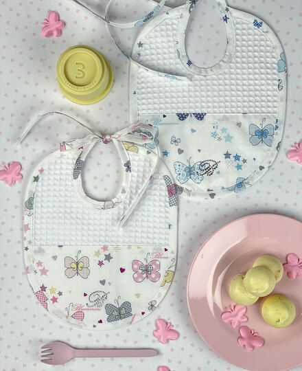 Set 3 Bavaglini Farfalle