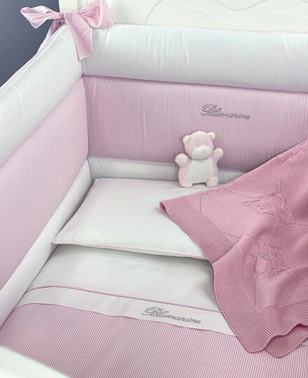 Set copripiumino lettino Navy