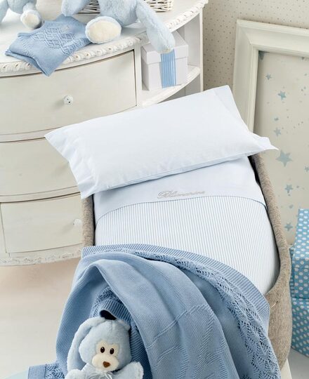 Duvet cover set for baby cradle Marina