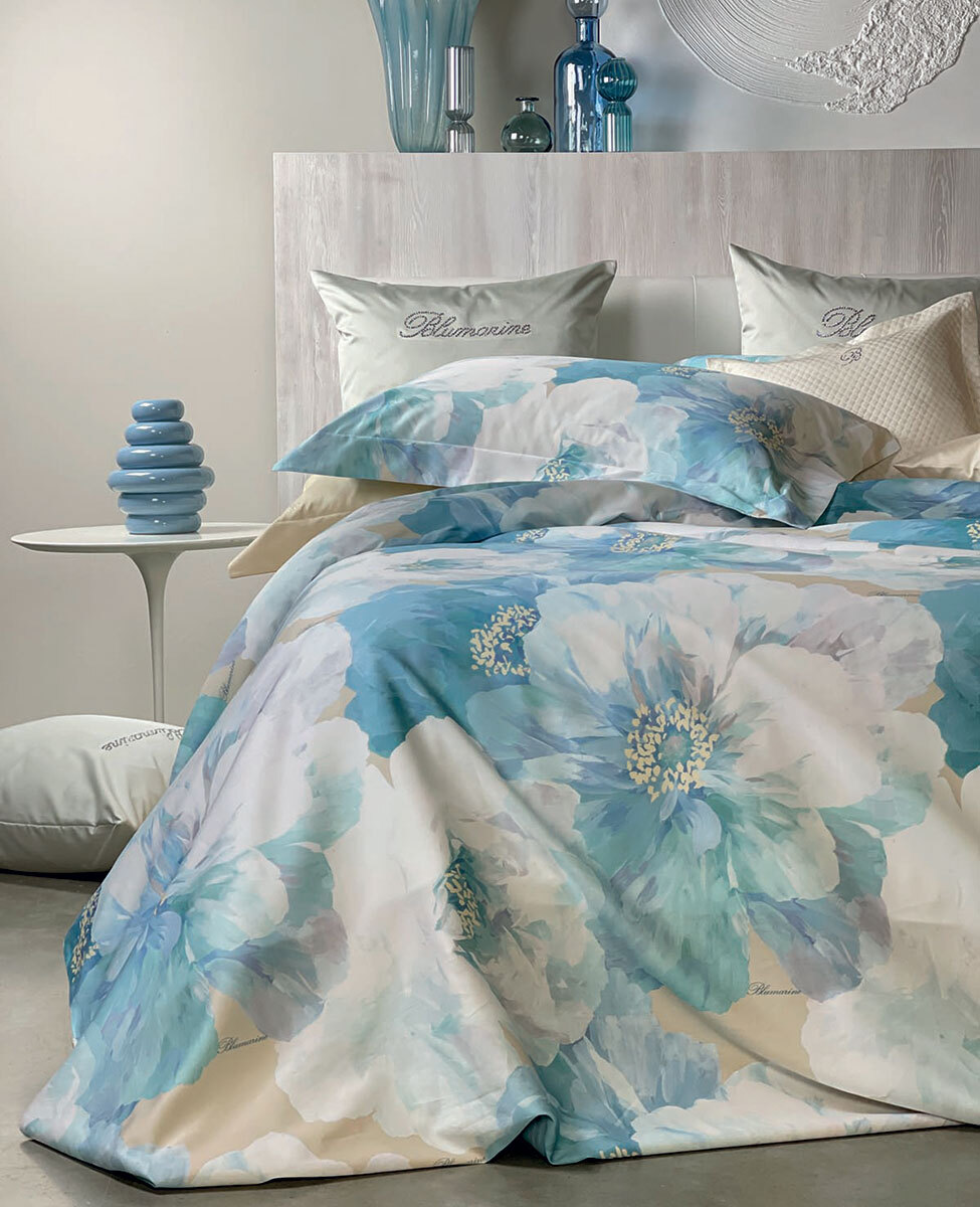 Duvet cover set Hibiscus double bed