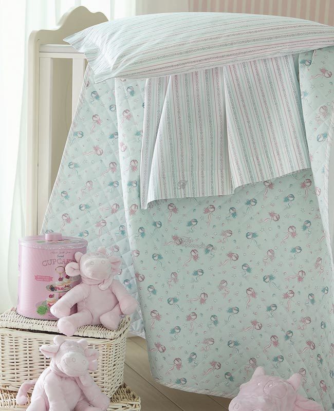 Bedpsread Coralli for baby cradle