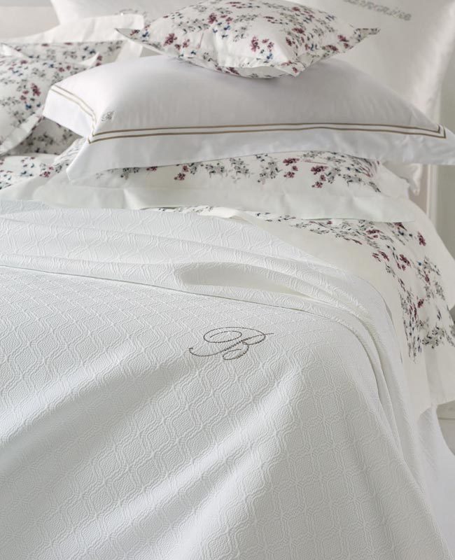 Unquilted bedspread Delfina double bed 