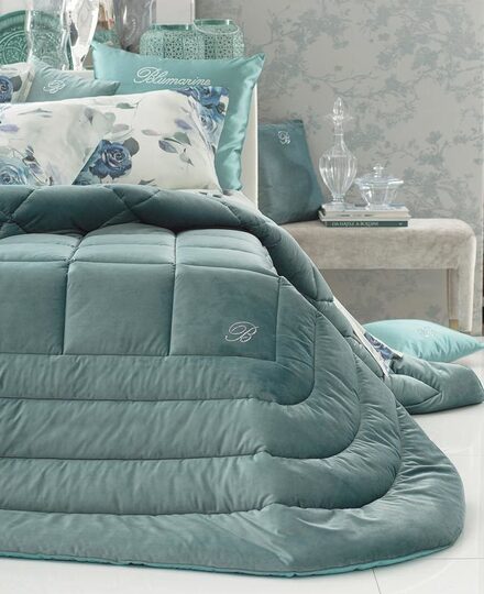 Comforter Blu Velvet for double bed
