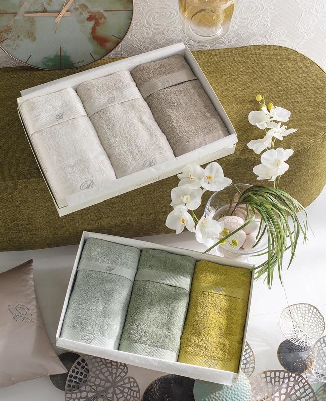 Set asciugamani Benessere 6 pz