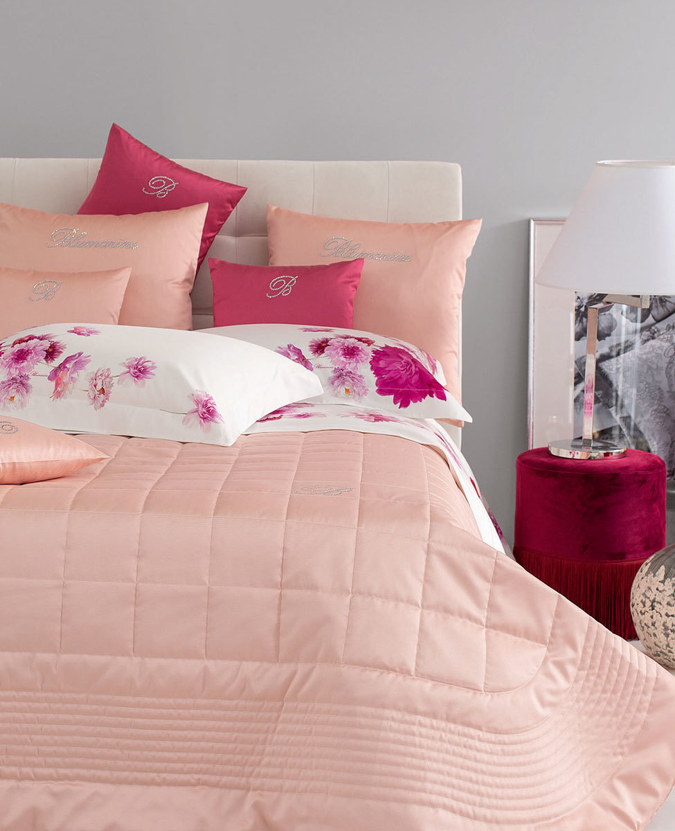 Copriletto Note Blu matrimoniale